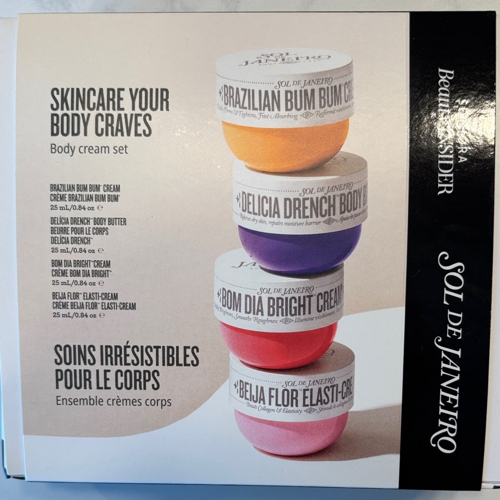 Brand new in box - Set of 4 Sol de Janeiro Brazilian Body Creams Collection - Picture 2 of 4